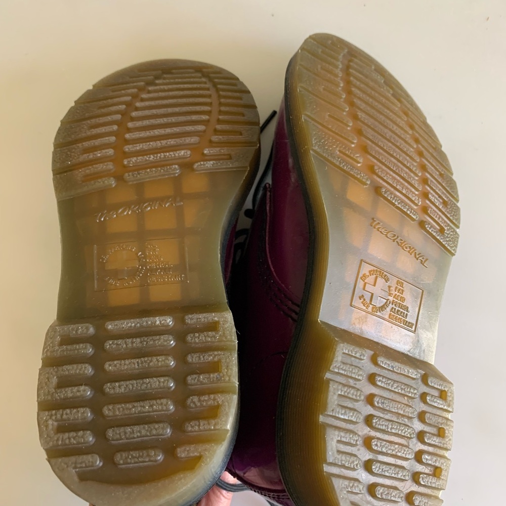 Dr. Martens Purple Boots - Picture 6 of 6
